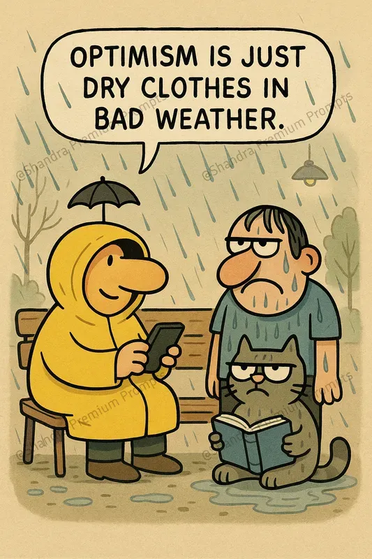 Caricature Cartoon Texts Illustrations