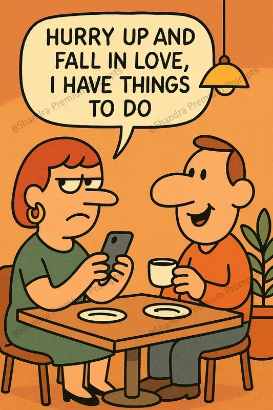 Caricature Cartoon Texts Illustrations