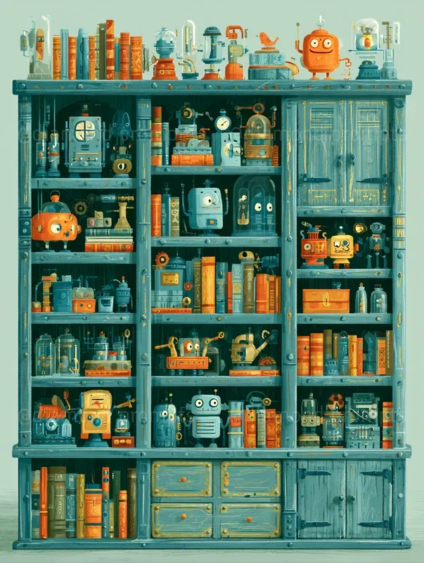 Whimsical Storybook Shelves