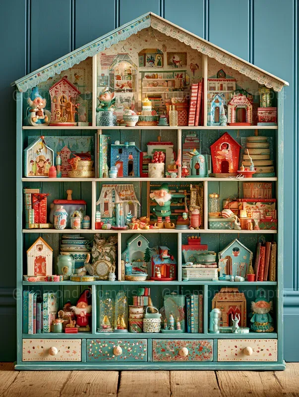 Whimsical Storybook Shelves