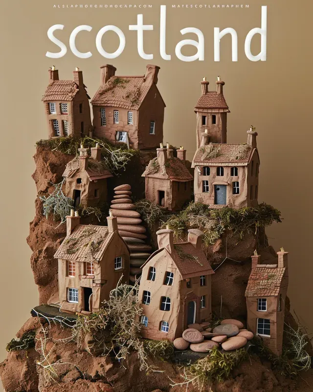 Handcrafted Nature Diorama Travel Posters