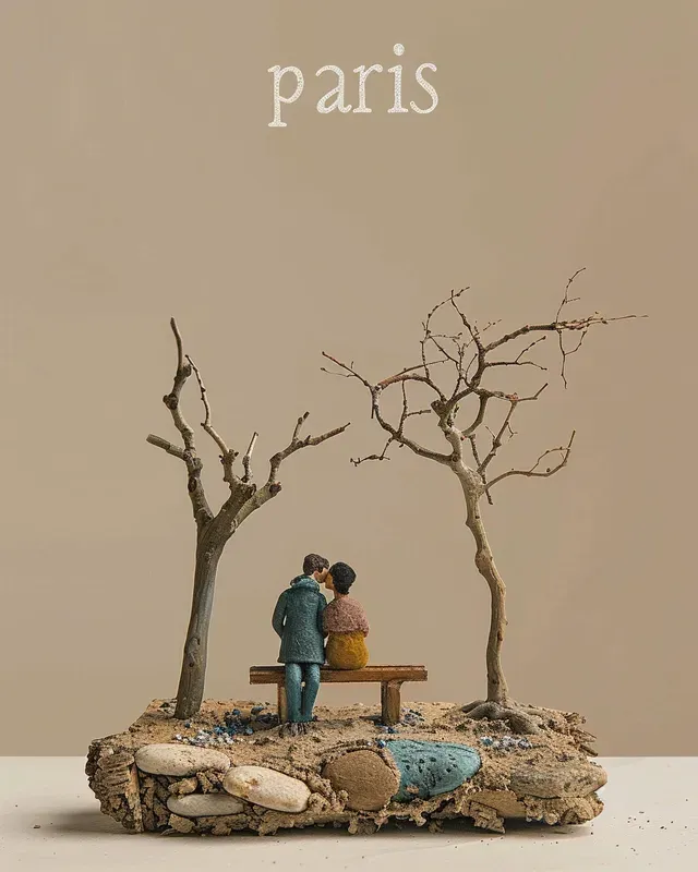 Handcrafted Nature Diorama Travel Posters