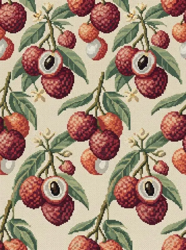 Pixel Stitch Mosaic Seamless Patterns
