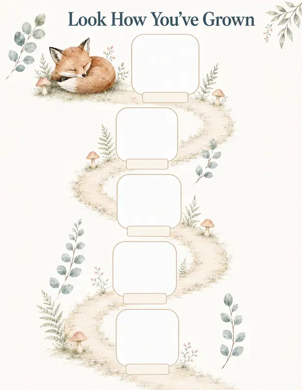 Woodland Baby Milestone Timelines