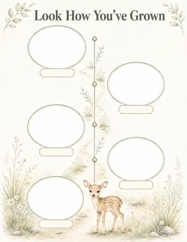 Woodland Baby Milestone Timelines