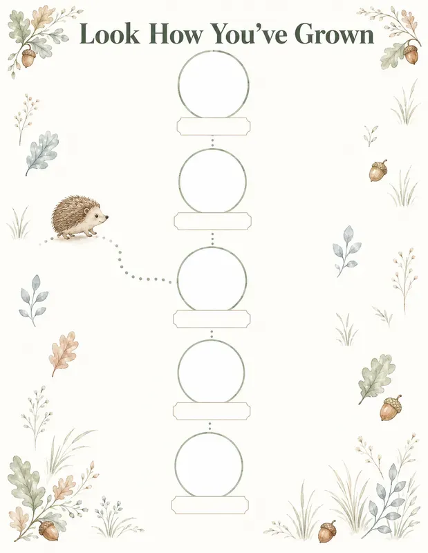 Woodland Baby Milestone Timelines