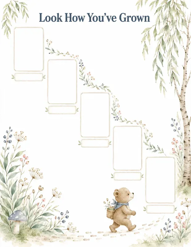 Woodland Baby Milestone Timelines
