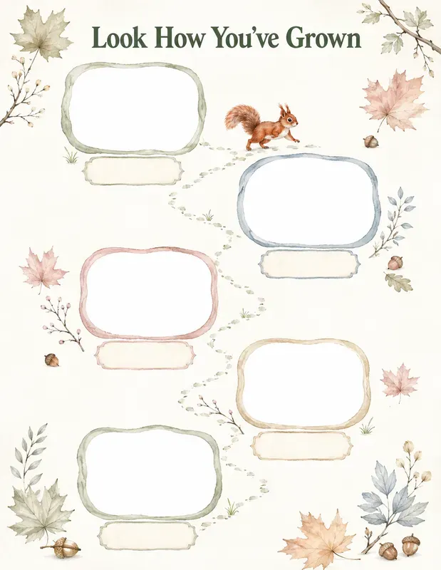 Woodland Baby Milestone Timelines
