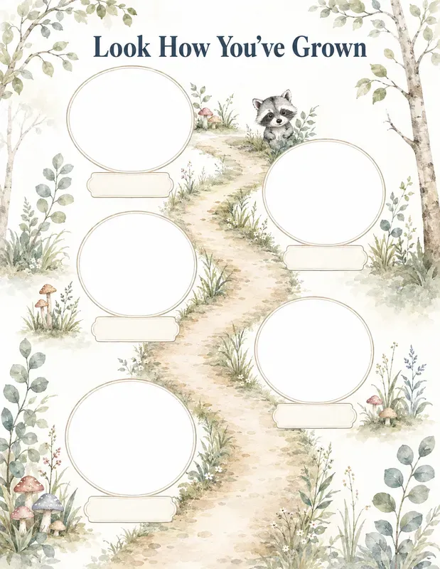 Woodland Baby Milestone Timelines