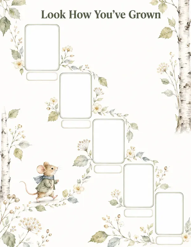Woodland Baby Milestone Timelines