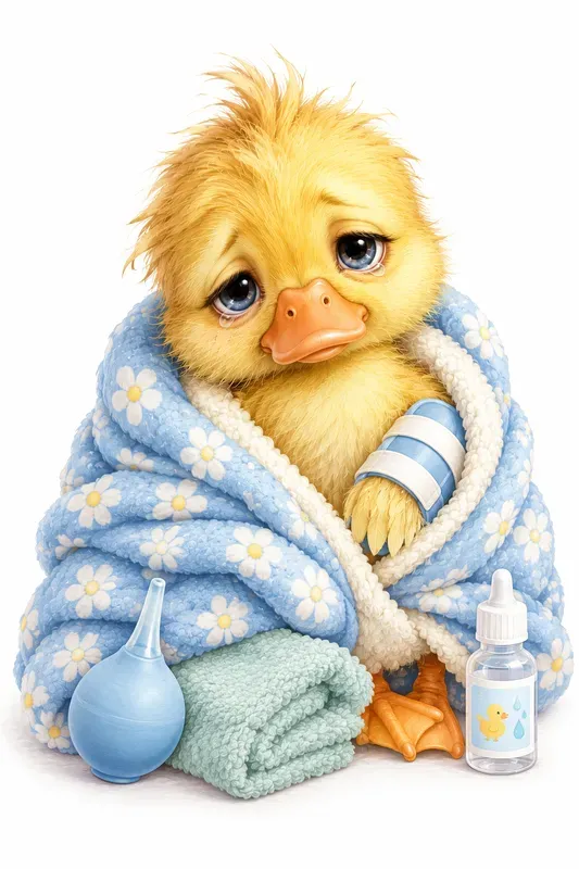 Cozy Sick Animal Storybook Illustrations