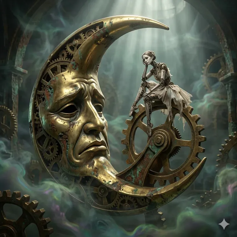Melancholic Steampunk Moon Riders
