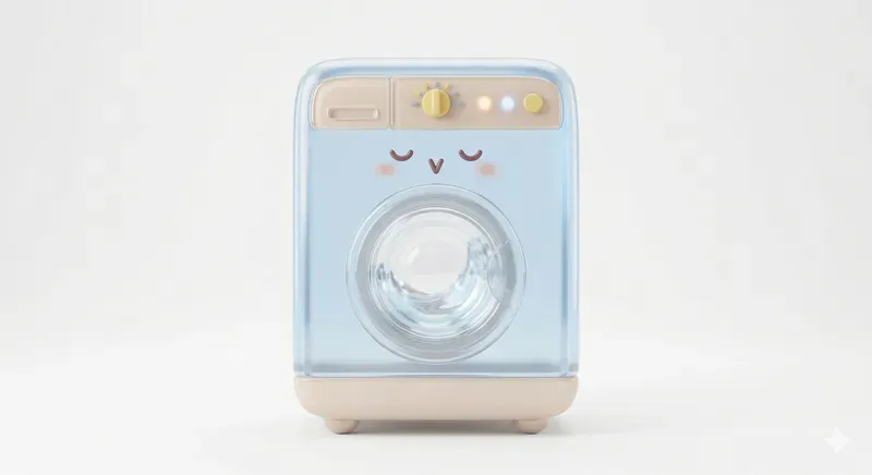 Minimalist 3d Kawaii Home Appliance Chars