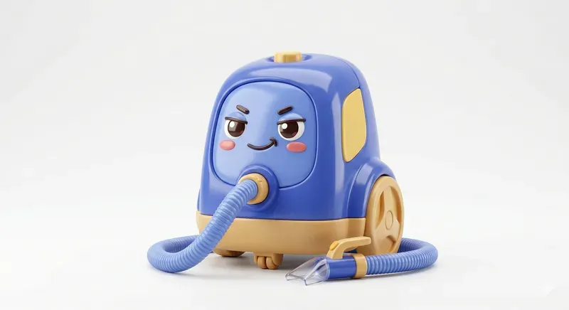 Minimalist 3d Kawaii Home Appliance Chars
