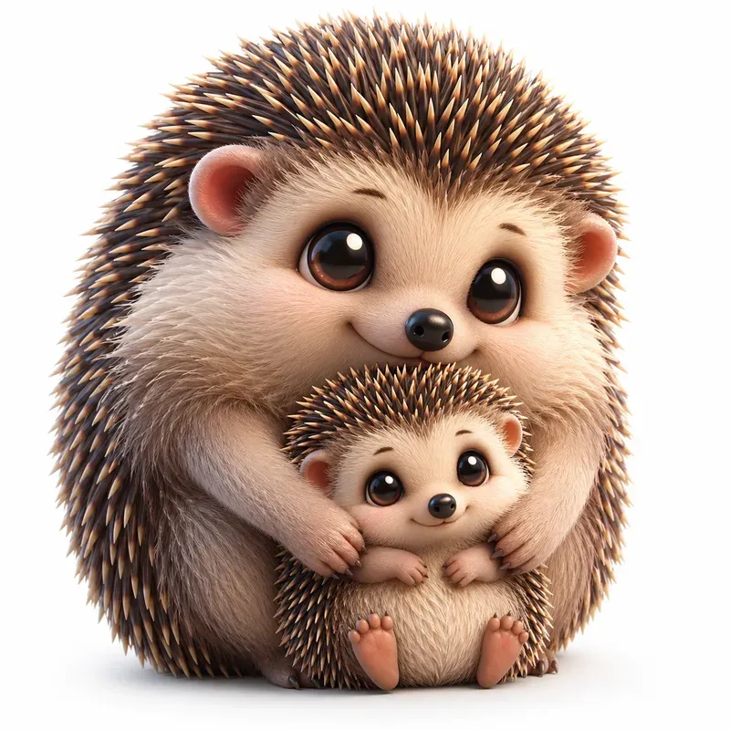 Cute Baby Animal Duos 3D