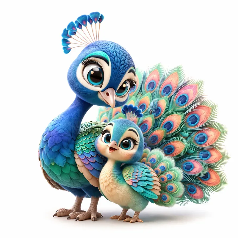 Cute Baby Animal Duos 3D