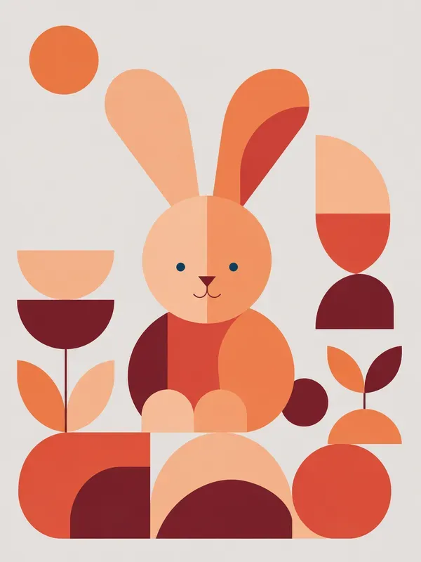Modern Geometric Animal Icons