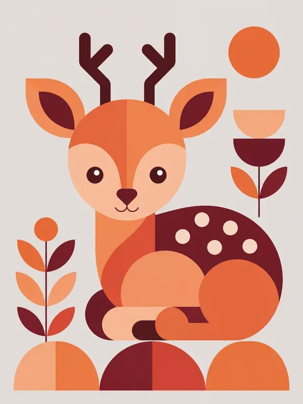 Modern Geometric Animal Icons