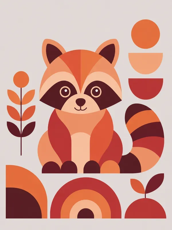 Modern Geometric Animal Icons