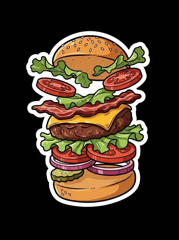 Flat Vector Editorial Stickers
