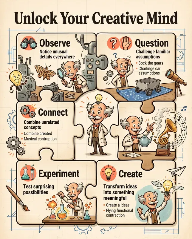 Vintage Puzzle Infographics