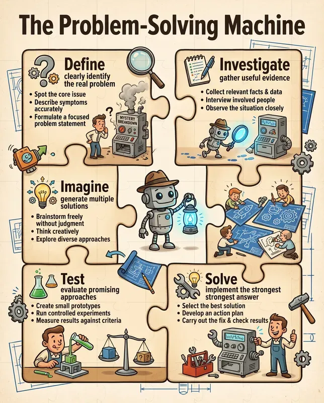 Vintage Puzzle Infographics