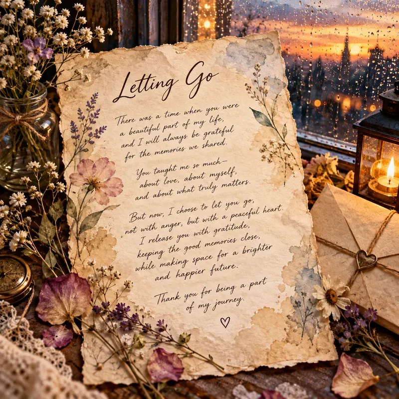 Vintage Watercolor Letter Art