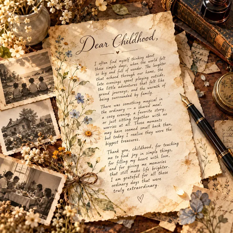 Vintage Watercolor Letter Art