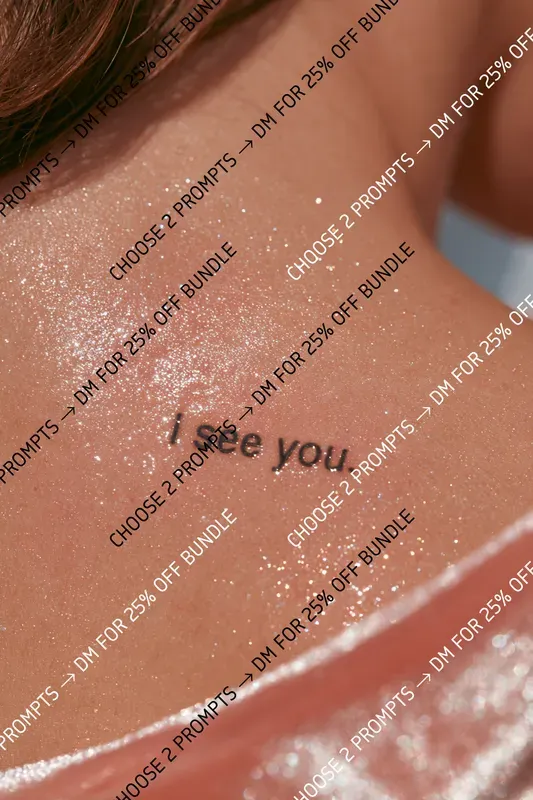 Glitter Body Editorial Photography