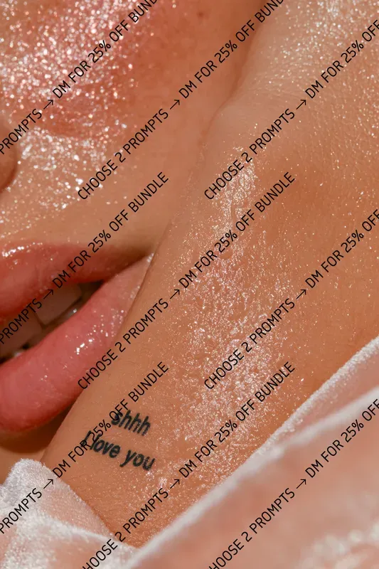 Glitter Body Editorial Photography