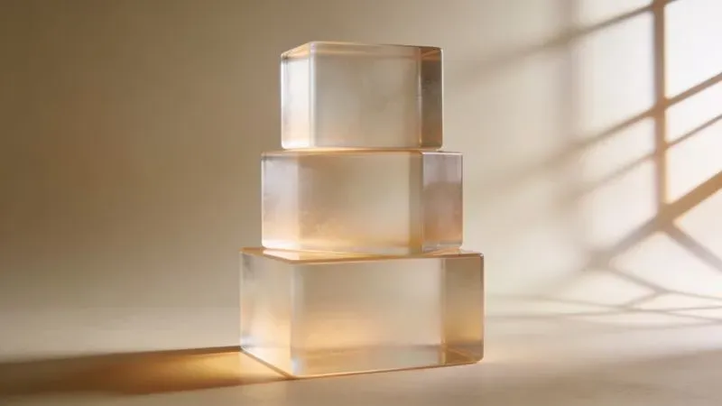 Japandi Glassmorphism 3D UIs