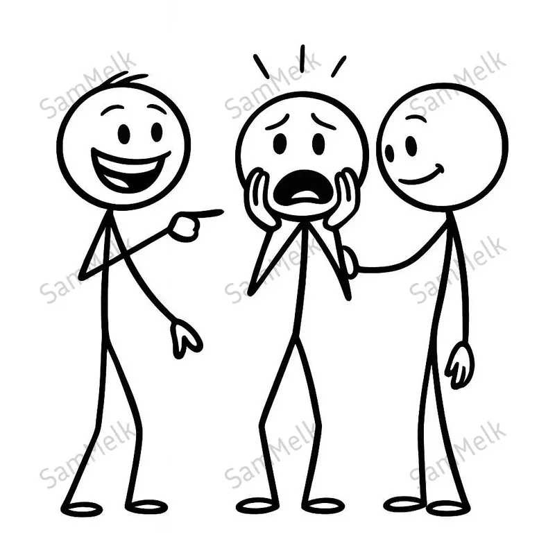 Minimalist Stick Figure Illustrations