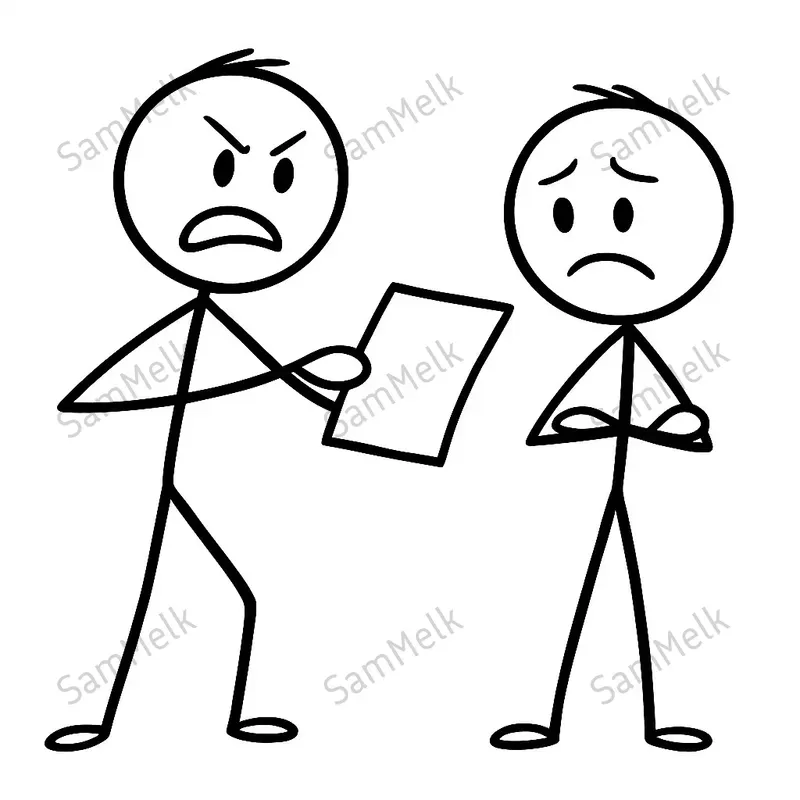 Minimalist Stick Figure Illustrations