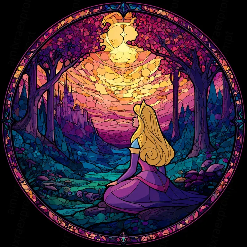 Disneyinspired Stained Glass Art