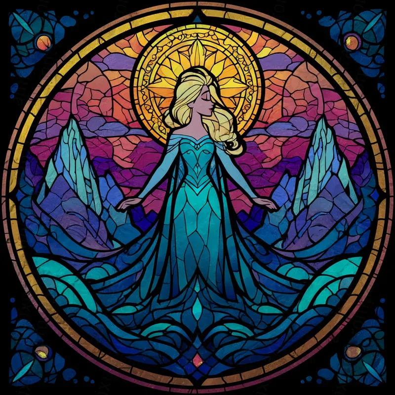 Disneyinspired Stained Glass Art