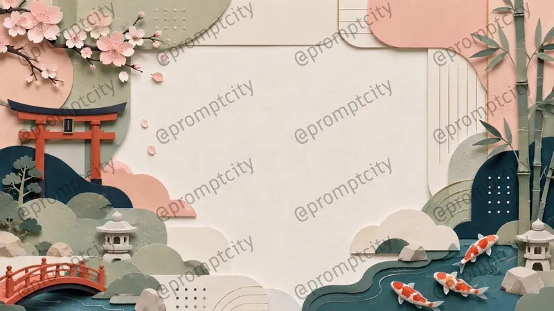 Editorial Papercraft Background Studios