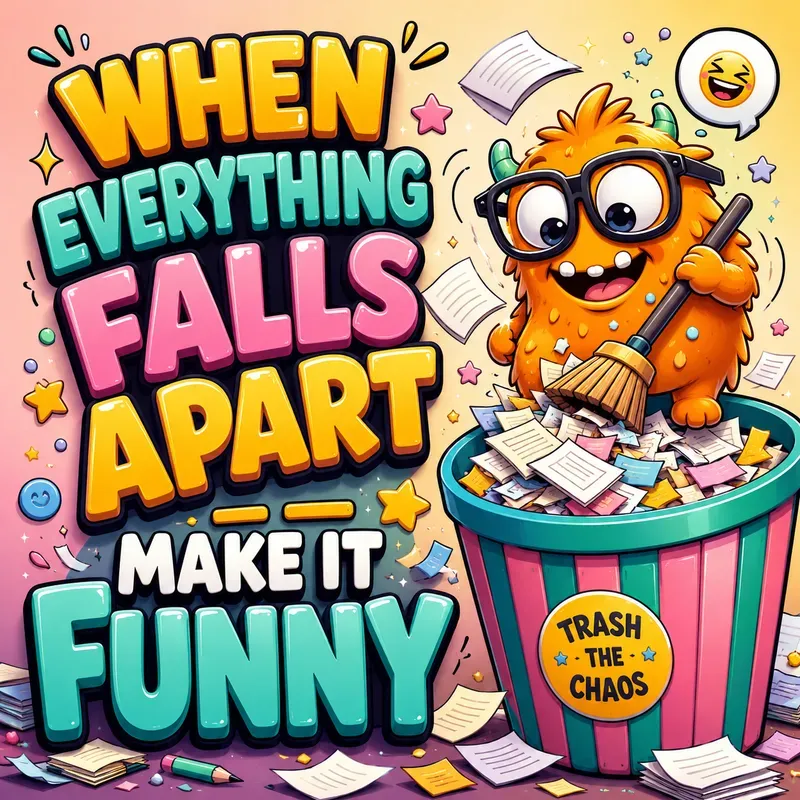 Colorful Crazy Life Meme Posters