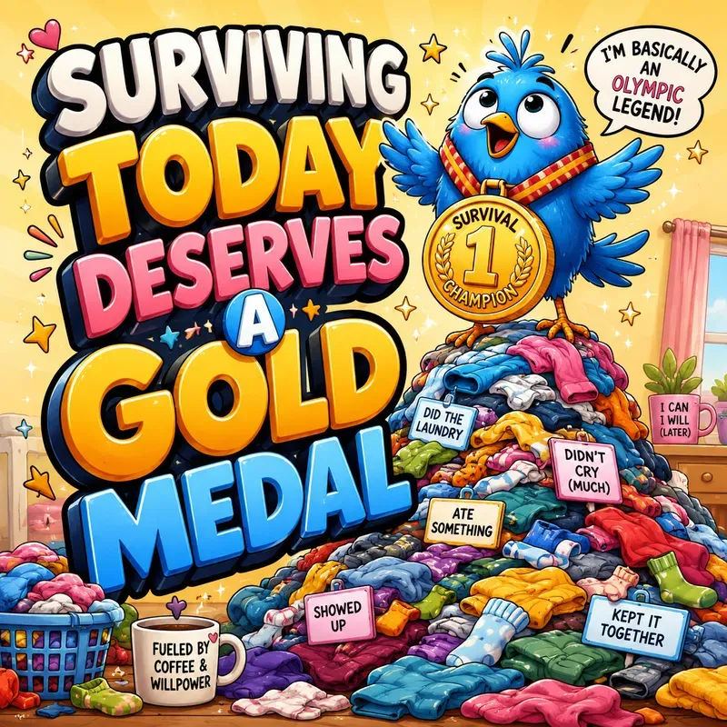 Colorful Crazy Life Meme Posters