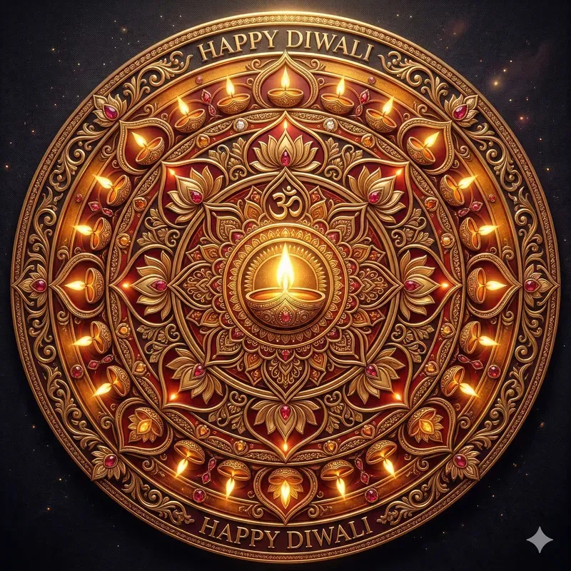 Festival 3D Mandala Art Generator