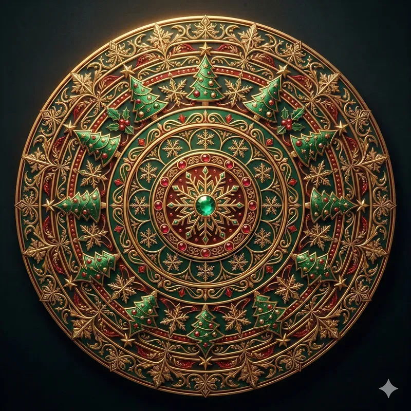 Festival 3D Mandala Art Generator