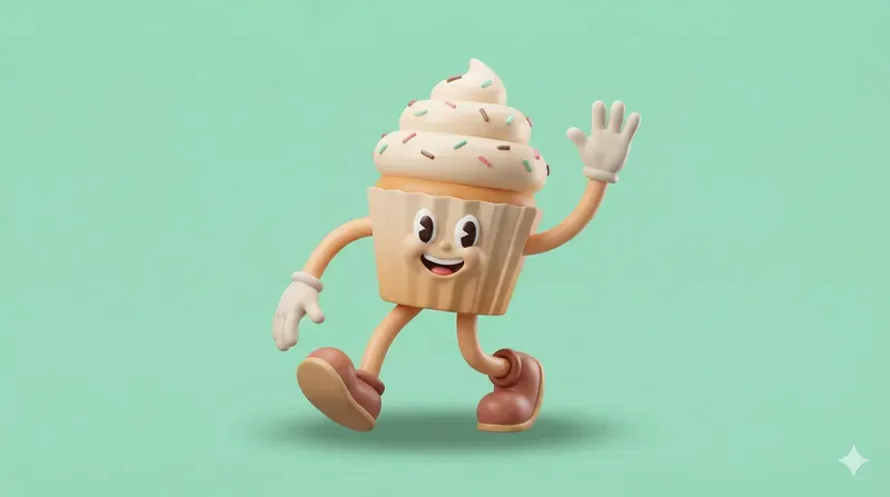 Playful 3D Rubberhose Characters