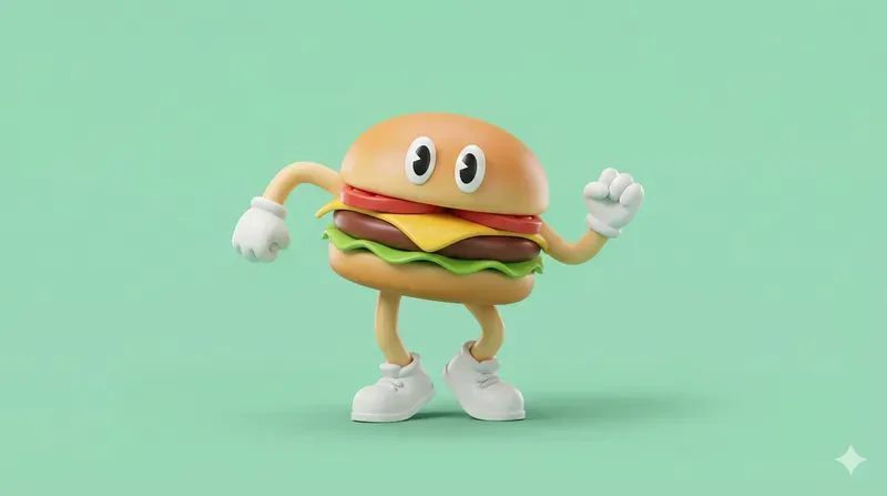 Playful 3D Rubberhose Characters