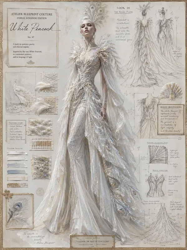Atelier Blueprint Couture Plate Animals