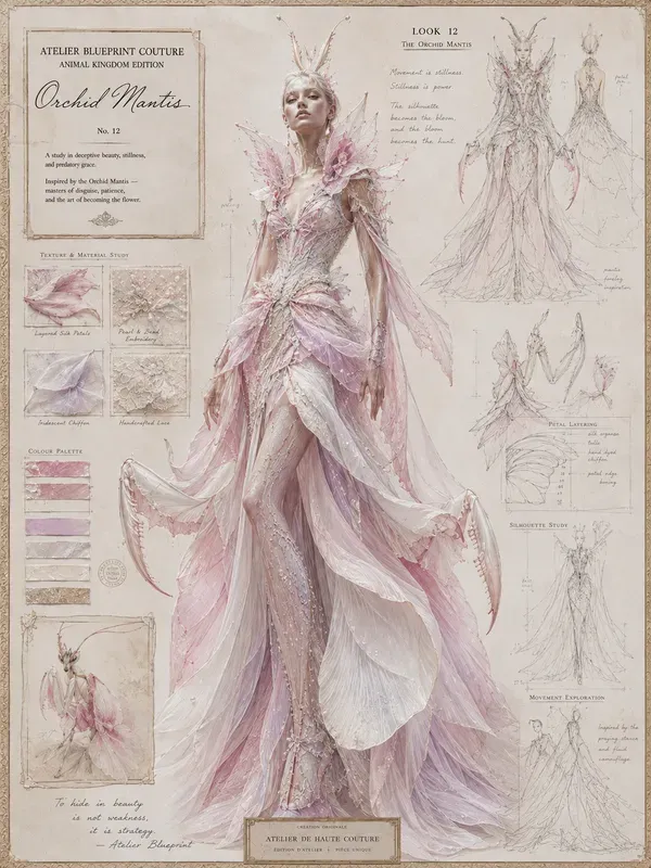 Atelier Blueprint Couture Plate Animals