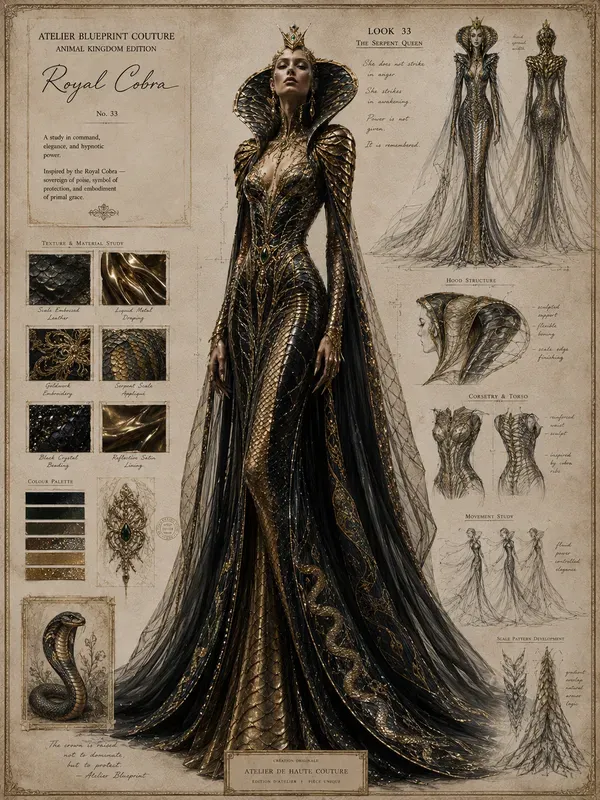 Atelier Blueprint Couture Plate Animals