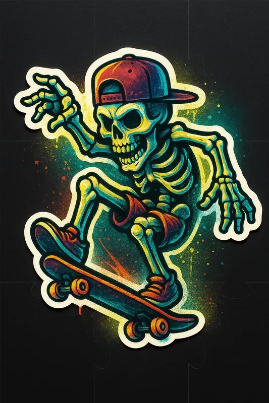 New Halloween Street Art Mascot Engines
