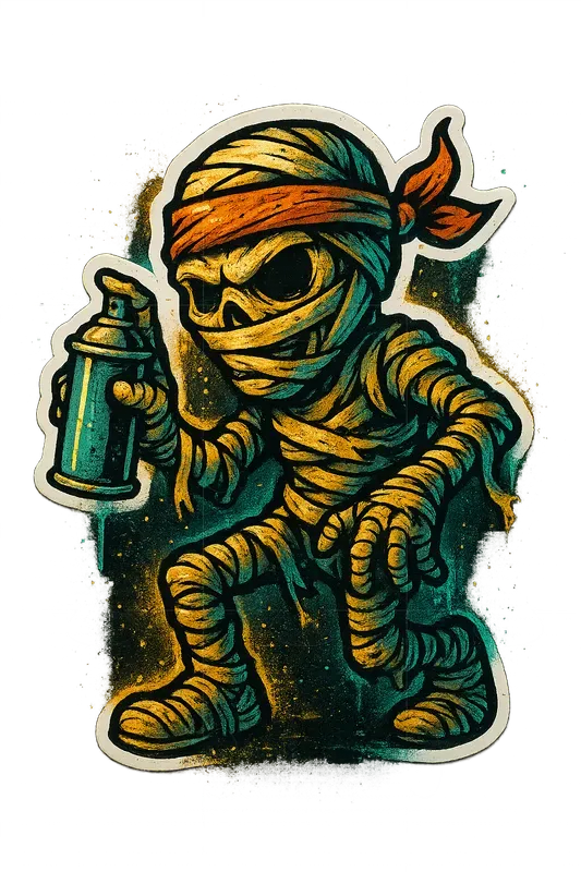New Halloween Street Art Mascot Engines
