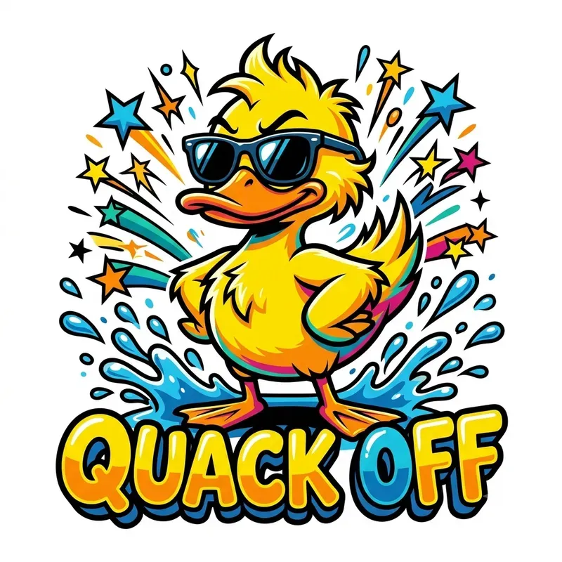 Sassy Cartoon Animal Splash Designs