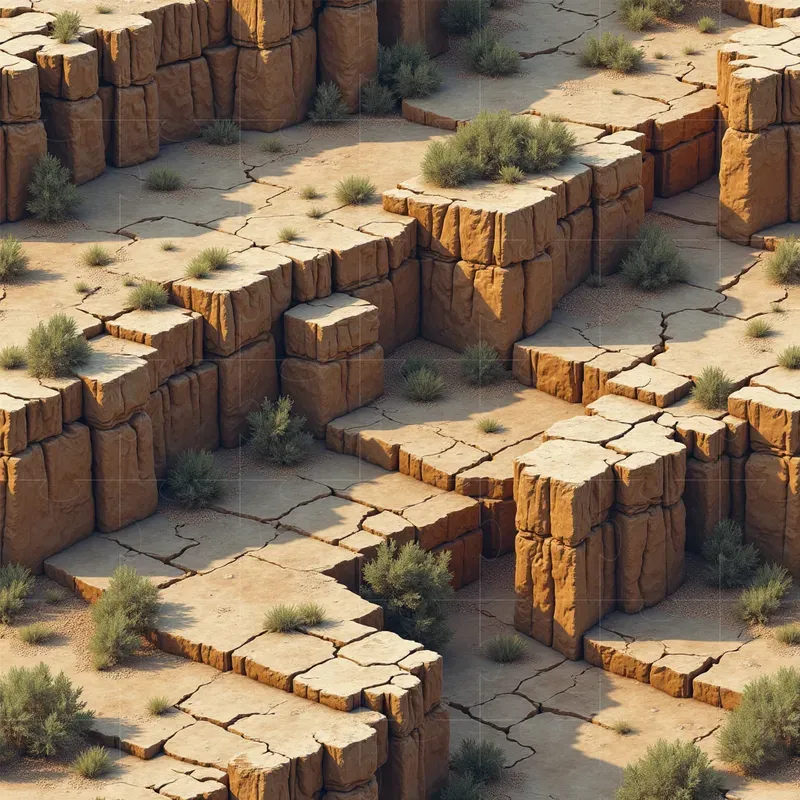 Seamless Game Biome Texture Patterns