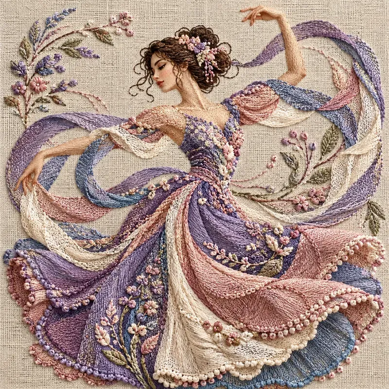 Artistic Embroidered Portraits
